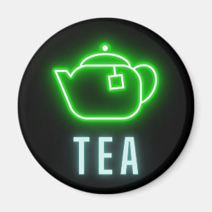 Fun Neon Teapot Magnet
