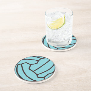 Fun Netball Themed Ball Design Coaster
