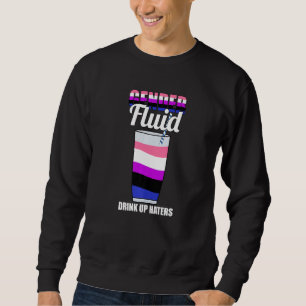 Fun Neutral Genderless Pride Non Binary - Gender F Sweatshirt