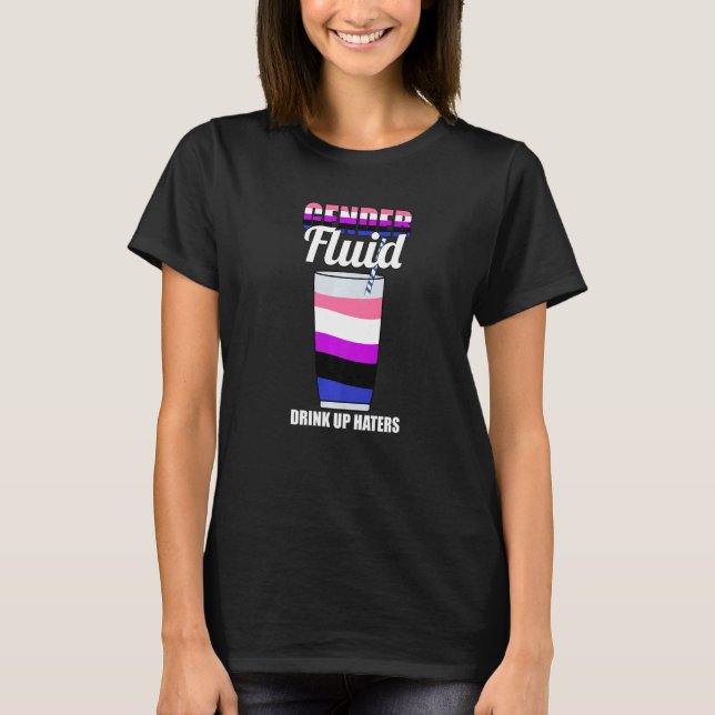 Fun Neutral Genderless Pride Non Binary - Gender F T-Shirt (Front)