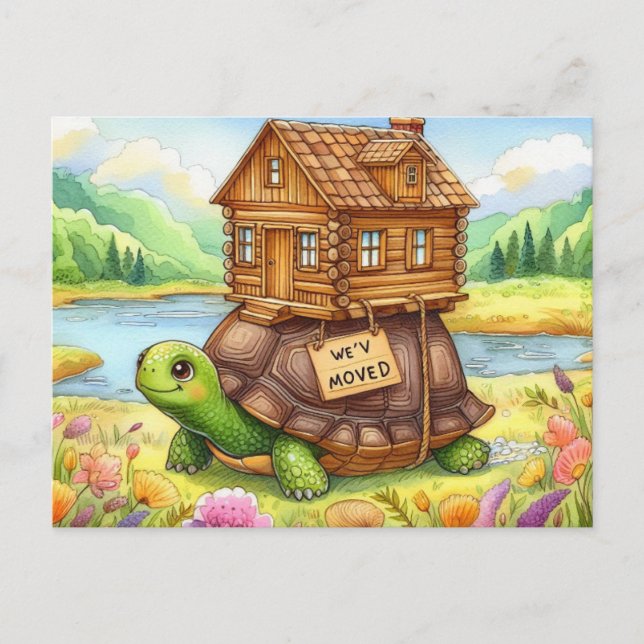 Fun New Address Postcard (Front)