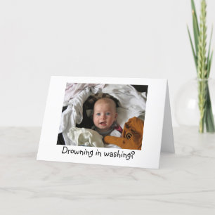 Fun New Baby Pledge Card