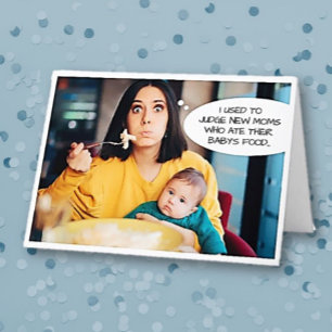 Fun New Mom  Folded card