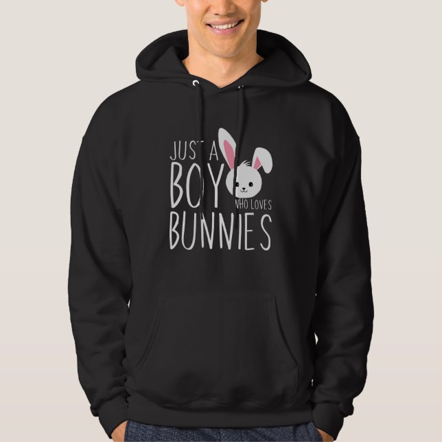 Fun not your average bunny cute rabbit hoodie (Front)