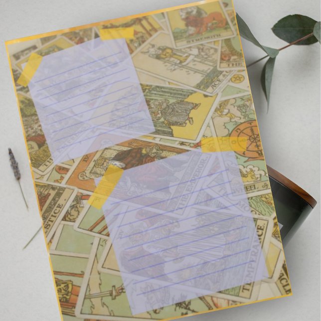 Fun Notetaking Tarot Cards Theme Paper Notepad (Creator Uploaded)