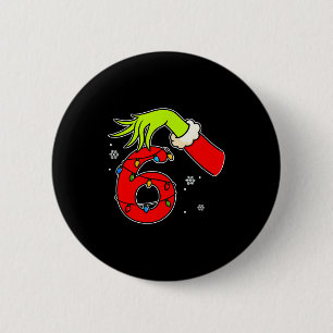 Fun Number 6 Christmas 67 Six Seven Meme Xmas Men  Cm Round Badge
