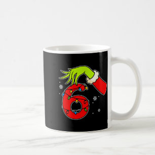 Fun Number 6 Christmas 67 Six Seven Meme Xmas Men  Coffee Mug