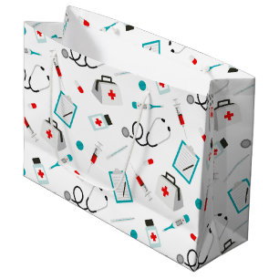 Fun Nurse equipment pattern party bag