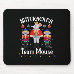 Fun Nutcracker Soldier Toy Christmas Dance Team Mo Mouse Pad