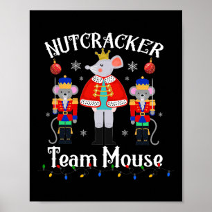 Fun Nutcracker Soldier Toy Christmas Dance Team Mo Poster