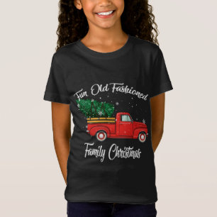 Fun Old Fashioned Family Christmas Tree Oldtimer R T-Shirt