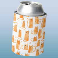 Fun Orange Cat Pattern