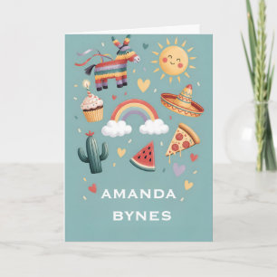 Fun Outdoor Boho Celebration Card