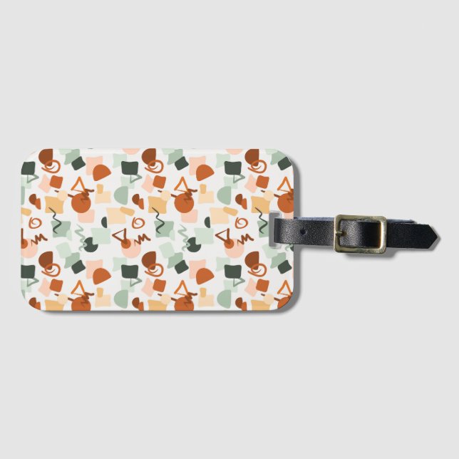 Fun over White Luggage Tag (Front Horizontal)