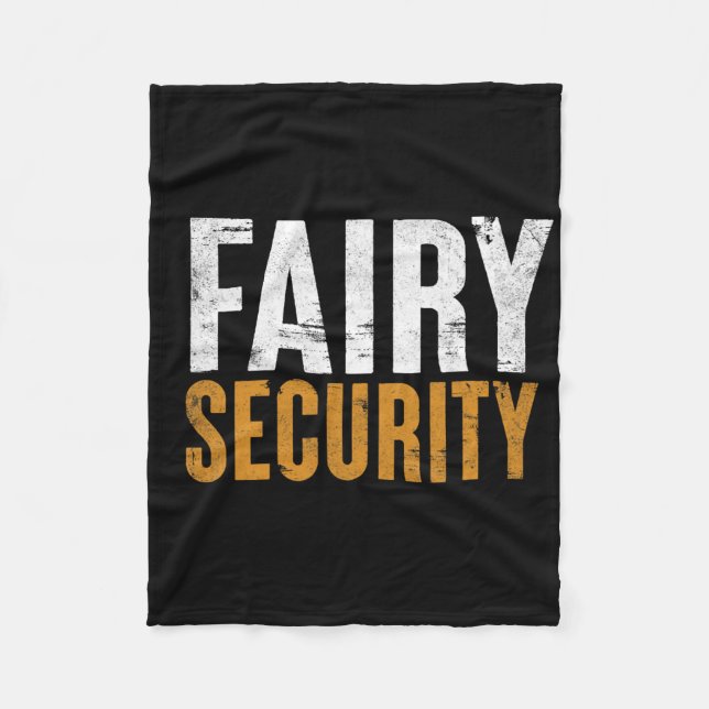 Fun Parents Lazy Easy Costume Fairy Security Hallo Fleece Blanket (Front)