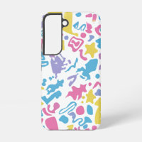 Fun pastel colourful vibrant shapes