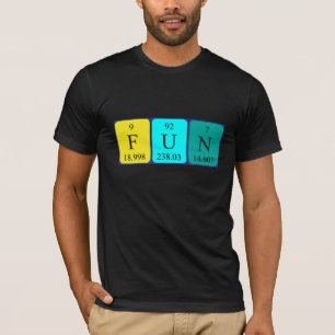 Fun periodic table word shirt