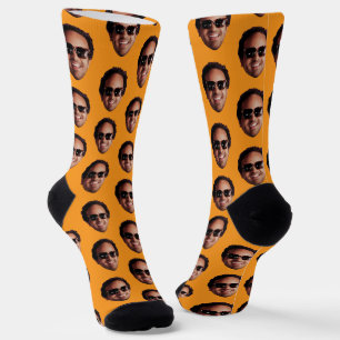 Fun Personalised Face Photo Socks
