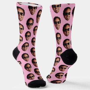 Fun Personalised Face Photo Socks