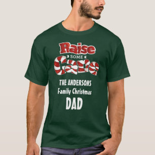 Fun Personalised Family Christmas Matching Novelty T-Shirt