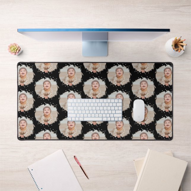 Fun Personalised Photo Pattern Desk Mat (Office 1)