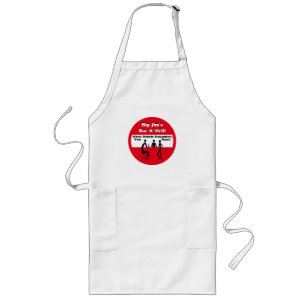 Fun Personalised Where Nobody Remembers Your Name Long Apron