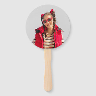 Fun Personalized Face on a Stick Photo Prop Hand Fan