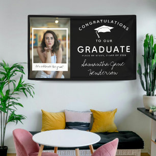 Fun Photo Collage Graduation Congratulations Banner