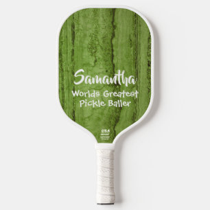 Fun pickle green  pickleball paddle