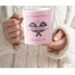 Fun Pickleball Gal Paddles Custom Name Monogram Coffee Mug<br><div class="desc">Pickleball Gal certainly deserves a coffee mug that tells the story -- she loves playing and "the good life" makes that statement for her. Her initials / monogram on the paddles and her name on the bottom. Fun and unique. For yourself or makes a wonderful gift. Any design questions, just...</div>
