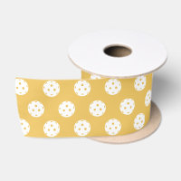 Fun Pickleball Pattern Orange White