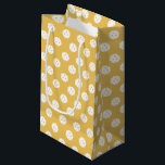 Fun Pickleball Pattern Orange White Sports Balls Small Gift Bag<br><div class="desc">Super fun gift bags featuring a pattern of white balls set against a orange background. Easily change the background colour. Great for pickleball birthday party gifts,  holiday gifts,  special events,  etc. Any pickleball player will love receiving a gift in this extra special bag.</div>