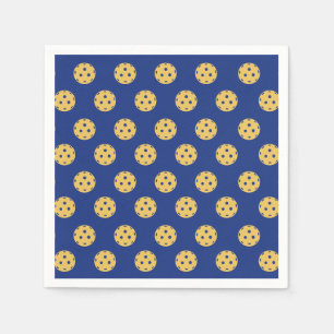 Fun Pickleball Pattern Pickleball Party Napkin