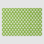 Fun Pickleball Pattern White Green Sports Balls Tissue Paper<br><div class="desc">Wrap gifts for your pickleball friends with these super fun gift tissue paper. Design features a pattern of white balls set against green background. Easily change the background colours. Great for pickleball birthday party gifts, holiday gifts, special events, etc. Your gift will will be extra special with this tissue paper....</div>
