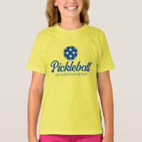 Fun pickleball t shirt for sporty kids