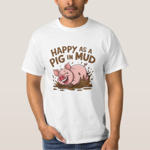 Fun Pig-Inspired Designs T-Shirt