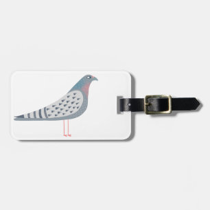 Fun Pigeon Luggage Tag