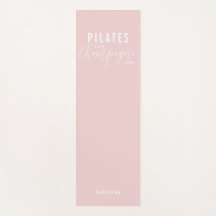 Fun Pilates First Champagne Later Pink Workout