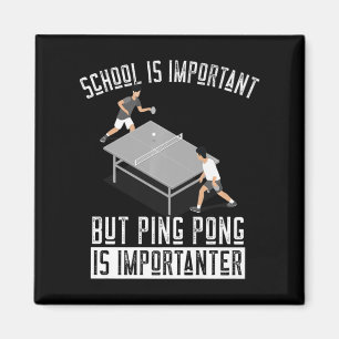Fun Ping Pong Player Table Tennis Gift Magnet