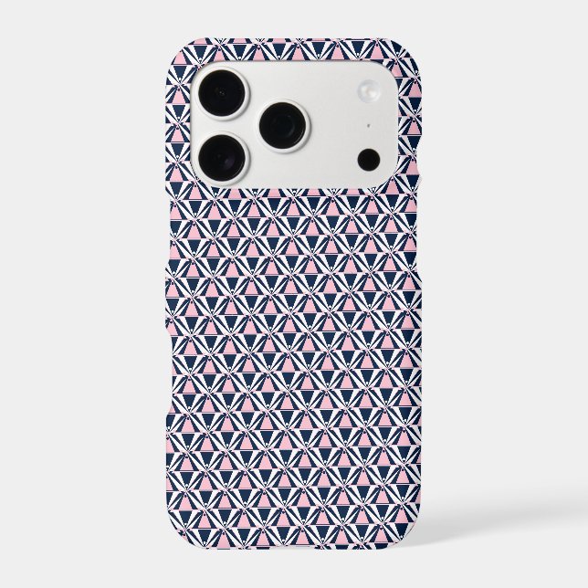 Fun Pink and Blue Pattern  (Back)