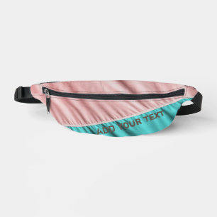 Fun! Pink and Green Fabric Bum Bags