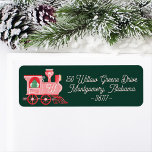 Fun Pink Vintage Train Christmas Tree Delivery<br><div class="desc">All aboard the North Pole Express! Elevate your holiday spirit with our whimsical Christmas tree delivery collection. From stunning holiday cards to festive wrapping paper, we've got everything you need to make your gifts shine like never before. Spread the joy this season and explore the magic of our festive collection!...</div>