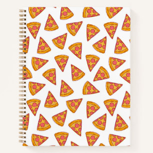 Fun Pizza Slice Pattern Notebook