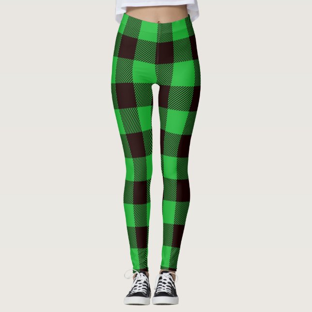 Fun Plaid Leggings (Front)