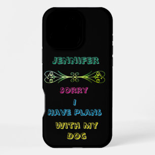 Fun plans with a beloved dog iPhone 16 pro max case