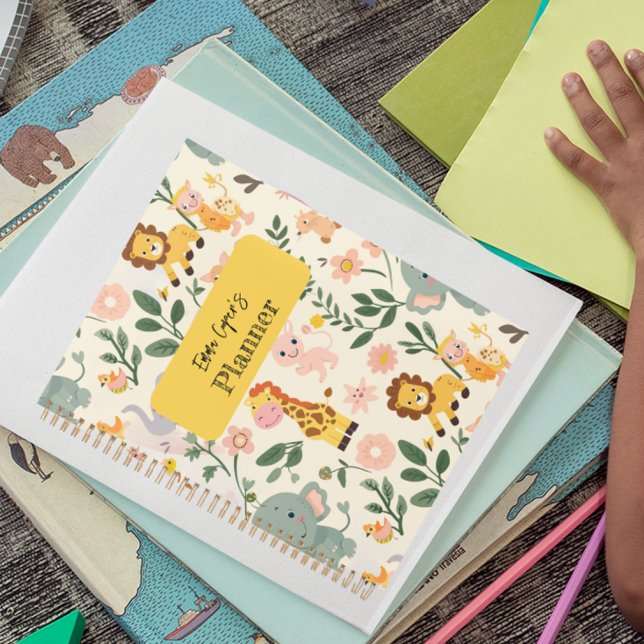 Fun & Playful Jungle Animals Back To School Kids' Planner (Creator Uploaded)