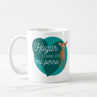Fun Podenco Dog Cartoon Slogan Coffee Mug