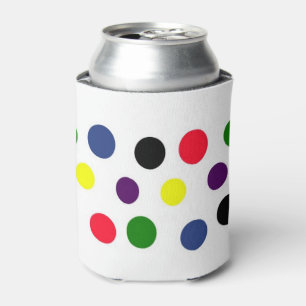 Fun Polka Dot Can Cooler