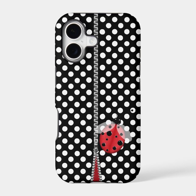 Fun Polka Dot & Ladybug iPhone 5 Case (Back)