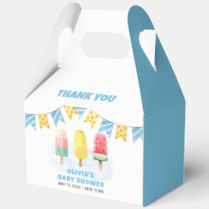 Fun Popcicle Ready To pop Ice Cream Baby Shower Favour Box